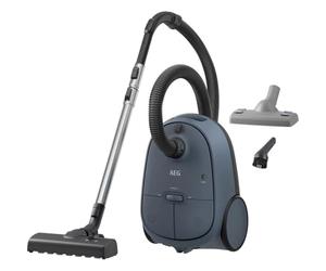 AEG Clean 6000 AB61C1OKO EKO Aspirateur/Haute Puissance d'aspiration, Roues XL, Tube télescopique en Acier Inoxydable, 65% de matériaux recyclés, câble de 12 m, 850 W, Accessoires, Gris