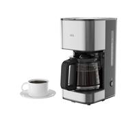 AEG CM3-1-3ST, Cafetière, 1,25 L, Café moulu, 1000 W, Noir, Acier inoxydable
