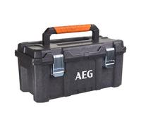 AEG Coffre de Chantier AEG21TB - Rangement Résistant, Grand Volume, Poignées Renforcées - Stockage Sécurisé des Outils sur Chantier ou en Atelier