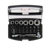 Aeg Coffret Outillage 6 Douilles+16 Embouts Tournevis+Clé À Cliquet