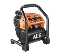 AEG - Compresseur 18V BRUSHLESS, cuve de 3,8 L, pression de 8,3 bars max, débit d'air 30,8 L/min, système Dual 18V, (sans batt. ni chargeur) - BK18-38BL-0