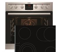 AEG eemx331321 Plaques de cuisson de combinaison/A/71 L/trois Cercle de Zone de Cuisson/versenk knebel/Acier inoxydable