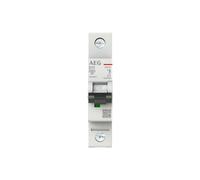 AEG EN61 B20 Disjoncteur 1 pôle 20 A 6 kA Type B Protection contre les surcharges et les courts-circuits Idéal pour la maison, le commerce et l'industrie Montage facile sur rail DIN robuste et durable
