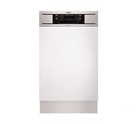 AEG F78420IM0P Semi intégré 9places A++ lave-vaisselle - Lave-vaisselles (Semi intégré, Noir, Acier inoxydable, 9 places, 45 dB, A, Auto, Silence, Économie, Intensif)