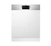 AEG FEE53610ZM Teilintegrierter Geschirrspüler, 60 cm breit, 13 Maßgedecke, AirDry, QuickLift, Satelliten-Sprüharm, edelstahl