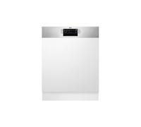 AEG FEE53680ZM Teilintegrierter Geschirrspüler, 60 cm breit, 13 Maßgedecke, AirDry, QuickLift, Satelliten-Sprüharm, edelstahl