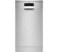 AEG FFB73527ZM Lave-vaisselle 45 cm, 10 couverts, système AirDry, bras asperseur satellite, SoftSpikes, 9 programmes à 4 températures, moteur Inverter, 45 dB(A), Inox, Classe D, Fabriqué en UE