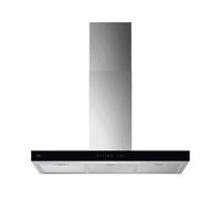 AEG Hotte aspirante série 6000 avec fonction ventilateur 90 cm - Hotte aspirante avec verre - air d'évacuation et circulation - max. 730 m³/h en fonctionnement d'aspiration avec max. 74 dB (A