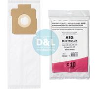 AEG GR 17 Sacs à poussière, Vampyrette 2.0, Electrolux Energica, 10 pièces - sacs filtrants en micropolaire de haute qualité pour les personnes allergiques, y compris les filtres à moteur et à air