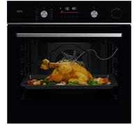 AEG GR6PB53FSB Four 60CM 72LT Multifonctions À Vapeur Wifi Pyrolyse Noir Cl.a