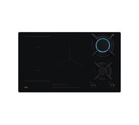 AEG Hf704193nb Table de Cuisson Mixte Induction Gaz 9 0CM Vitrocéramique Black