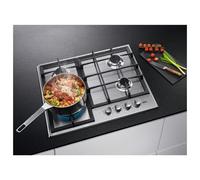 AEG HGB64400SM Argent Intégré 60 cm Gaz 4 zone(s)