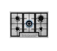 AEG HGB75400SM Slim Line Plateau de cuisson à gaz, 75 cm, 5 feux, acier inoxydable