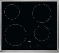 AEG HK624000XB - Table de cuisson électrique - 4 zones 6,2 kW Chauffe Rapide