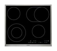 AEG Plaque de cuisson céramique HK634060XB 4 zones Noir Intégré