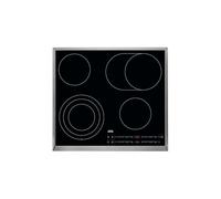 AEG HRB64478XB Autarkes Glaskeramik Kochfeld, 57,6 cm breit, Pause-Funktion, Kindersicherung, Abschaltautomatik, Edelstahlrahmen