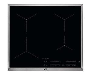 AEG IAE64411XB Plaque de cuisson autonome à induction, série 7000 avec SenseBoil®, Hob²Hood, commande coulissante, 60 cm, cadre en acier inoxydable, 4 zones de cuisson, fonction Power, sécurité enfant