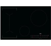 AEG IKB84443IB Table de cuisson à induction encastrable, 80 cm, 4 brûleurs, noir