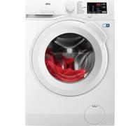 AEG L6FBI147P Machine à laver à installation libre, charge avant, 10 kg/1400 tr/min, série 6000, moteur Inverter, départ différé, panneau de commande blanc, blanc
