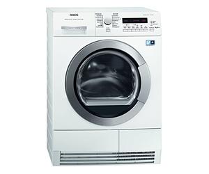 AEG Lavatherm t7768vih 7358901/A + + +/8 kg/Électeurs rotatif et touches/argenté avec ökoflow et absolutecare Système/Blanc