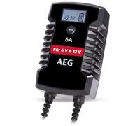 AEG LD6 10617 Chargeur 6 V, 12 V 3 A 6 A, Noir