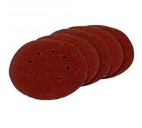 AEG Lot de 5 Disques Abrasifs Ø 150 mm Grain 40 Auto-agrippants pour EX150E | Dégrossissage sur grandes surfaces, décapage de sols, panneaux et poutres, blister de 5 unités, excentrique 150 mm, bois