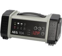 AEG Chargeur de batterie 97025 LT20A – 12/24 V, 9 niveaux, comp. auto. temp. Noir/Rouge