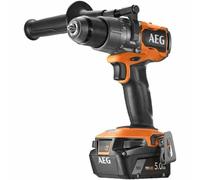AEG - Marteau perforateur sans balais 18 V - 110 Nm - 2 batteries 5 Ah - BSB18C3BL-502C