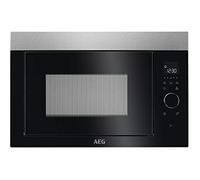 AEG MBE2657SEM 60 cm - Micro-onde encastrable - Commande tactile - Écran avec horloge