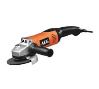 AEG Meuleuse d'Angle 125 mm 1500 W WS15-125SXE Variateur 2600-11000 tr/min | Moteur 1520 W, écrou FIXTEC, carter sans outil, poignée anti-vibrations, interrupteur homme mort, 2,5 kg, ébarbage du métal