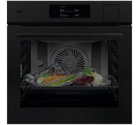 AEG NBP8S731AT Four Encastrable | Classe énergétique A++ | 60 cm, SteamPro/Steamify (Vapeur 100 %, 75 %, 50 %, 25 % + sous-vide), Sonde thermique, Noir mat