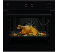 AEG NBR7P731SB Four Encastrable | Classe énergétique A++ | 60 cm, Pyrolyse/SteamCrisp®, Sonde thermique, Noir