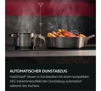 AEG NDV7791SB Hotte Murale Noire, Au-Dessus De La Table De Cuisson