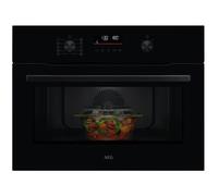 AEG NKO5N40K Four Ã micro-ondes Encastrable | Classe Ã©nergÃ©tique N/A | 45 cm, CombiAir, Non, Noire