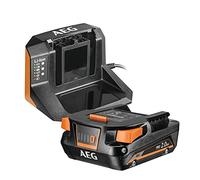AEG 1 Batterie Pro Lithium SETL1820S 18V 2,0 Ah + Chargeur Orange