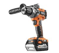 AEG - Perceuse à percussion compacte Brushless 18 V Li-Ion 4.0 Ah 65 Nm 2 vitesses - BSB18C2BL LI-402C