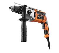 AEG - Perceuse percussion 2 vitesses, 1100 Watts, Perçage béton, maçonnerie, métal et bois, mandrin autoserrant 13 mm - SB2E 1100 RV SBE21100RV