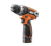 AEG Perceuse-visseuse sans fil BS12C2 LI-202C 12V 2 vitesses 32 Nm 2x2,0Ah avec chargeur en coffret