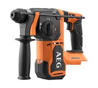 AEG - Perforateur burineur SDS+ 18V BRUSHLESS, 2,5 Joules EPTA, 1500 tr/min, 5000 cps/min, capacité de perçage 26 mm dans le béton, sans batt. ni chargeur, en carton.