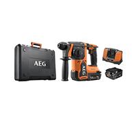AEG Perforateur SDS-Plus PRO18V Brushless BBH18BL2-502C 2batteries 5,0 Ah | 2 packs Pro Lithium 5 Ah HD, chargeur et coffret, énergie de frappe 2,5 J, béton 26 mm, poignée arrière anti-vibrations