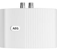 AEG Petit chauffe-eau instantané électronique MTE 440 pour lave-mains, 4,4 kW, sans fiche, raccordement fixe 230V, résistant à la pression + sans pression, VDE