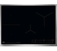AEG Plaque à induction autonome 70 cm - Fabriquée en Allemagne - 4 zones flexibles avec pont (combinaison 2 zones) - Fonction Power - Cadre SuperFlat - Minuterie - Touch - Compatible avec hotte