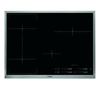 AEG Plaques de cuisson éléctriques HK 854420 X-B/A / 76,60 cm/acier inoxydable/plaques de cuisson à induction MaxiSensePlus/reconnaissance automatique des casseroles