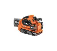 AEG Ponceuse à Bande Brushless PRO18V BHBS18-75BL-0 (Sans batterie) | Bande de 457 x 75 mm, 135 à 300 m/min, variateur, blocage d'interrupteur, aspiration DEK26, revêtement softgrip et poignée