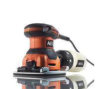AEG - Ponceuse vibrante 260 W, 1/4 de feuille, 3 abrasifs, patin caoutchouc, sac à poussière, plateau triangulaire - FDS140