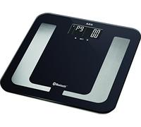 AEG PW5653noir - Pèse personne - 8 EN 1 - Option Bluetooth - Facile à nettoyer - Easy Step-on automatique - Noir