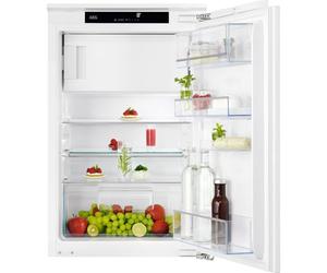 AEG Réfrigérateur encastrable 88 cm sans congélateur, série 5000 OptiSpace : 2 étagères en verre réglables en plusieurs positions et 1 étagère en verre divisible, grand compartiment réfrigérateur (137
