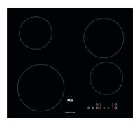 AEG Série 3000 - Plaque de cuisson complète à induction IBX64200CB - 4 zones de cuisson - 60 cm - Contrôle tactile - Contrôle précis de la chaleur - Fonction booster - Verrouillage par clé - Noir
