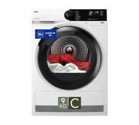 AEG Série 7000, Séchoir à pompe à chaleur, 9 kg, TR7HE9C, technologie SensiDry MixDry pour Cotons et Synthétiques, Technologie PreciseDry pour Économie d'énergie, 64 dB, 850 x 596 x 636 mm