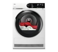 AEG Série 7000, Séchoir à pompe à chaleur, 9 kg, TR7HE9C, technologie SensiDry, classe C, MixDry pour Cotons et Synthétiques, Technologie PreciseDry pour Économie d'énergie, 64 dB, 850 x 596 x 636 mm